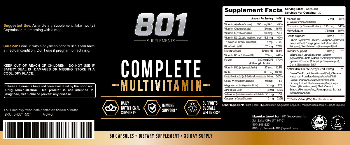 COMPLETE MULIVITAMIN