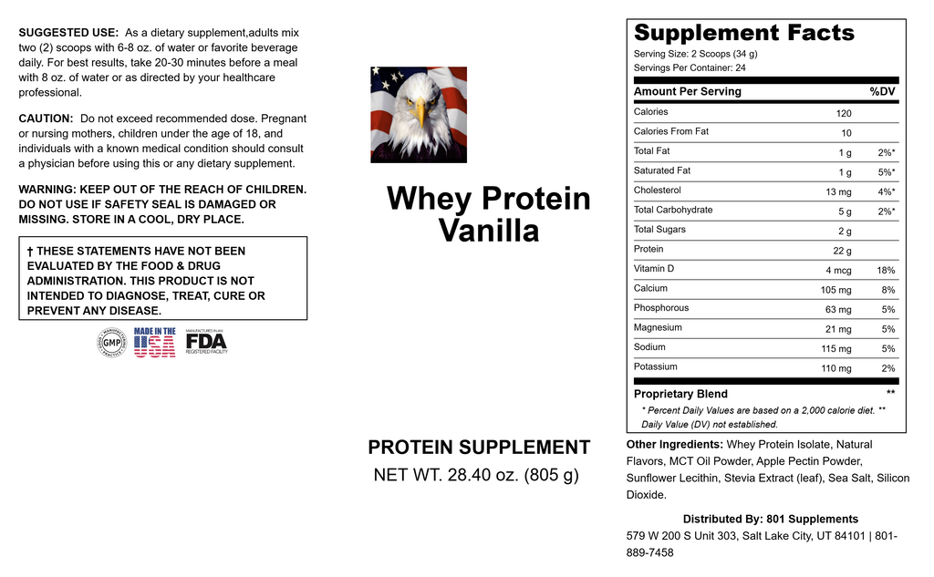 Vanilla Whey Power Mix image 5